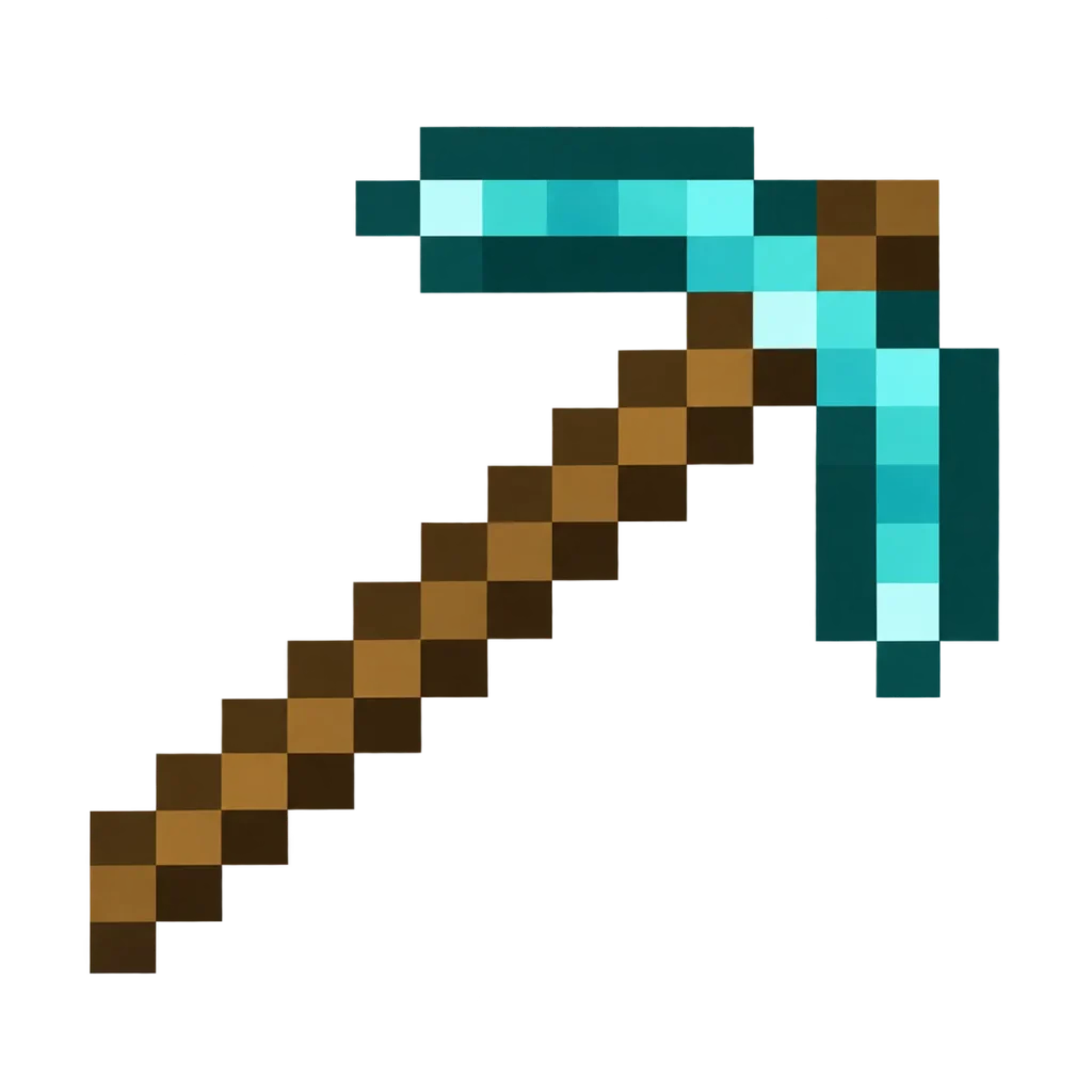 Diamond Pickaxe in Minecraft