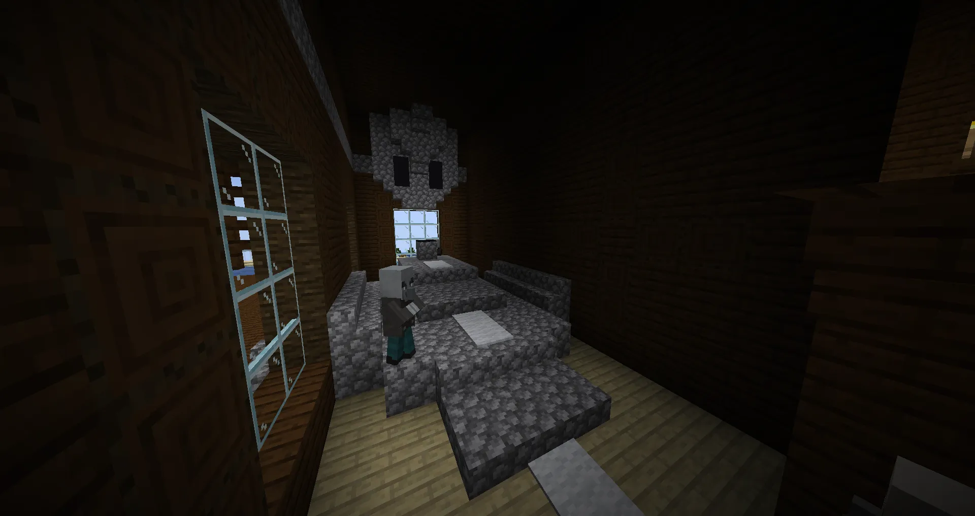 Minecraft Woodland Mansion Statue Room