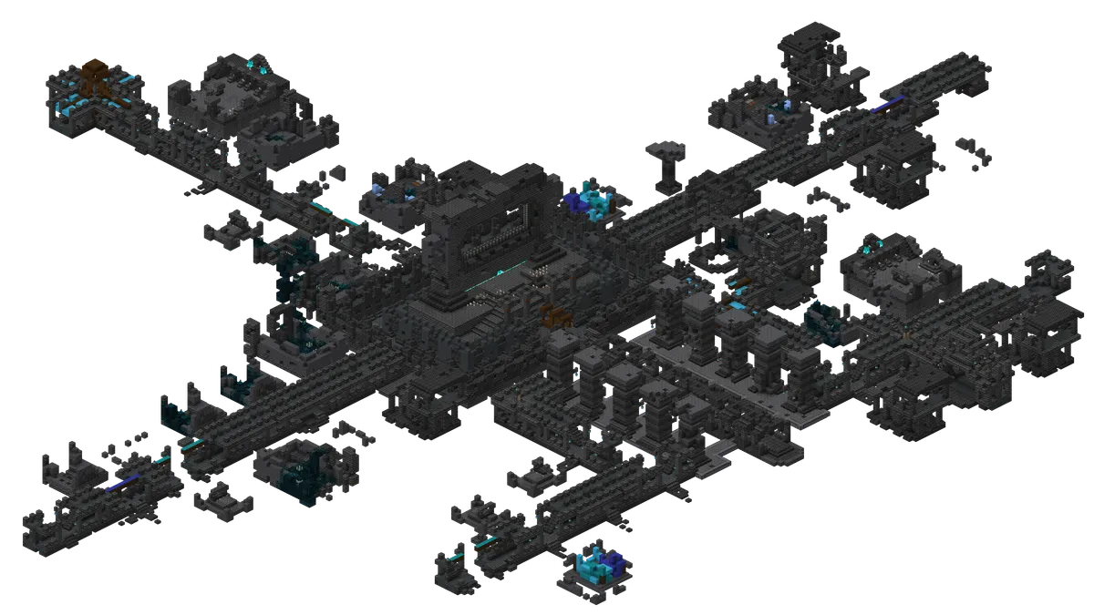 Minecraft Ancient City in the Deep Dark