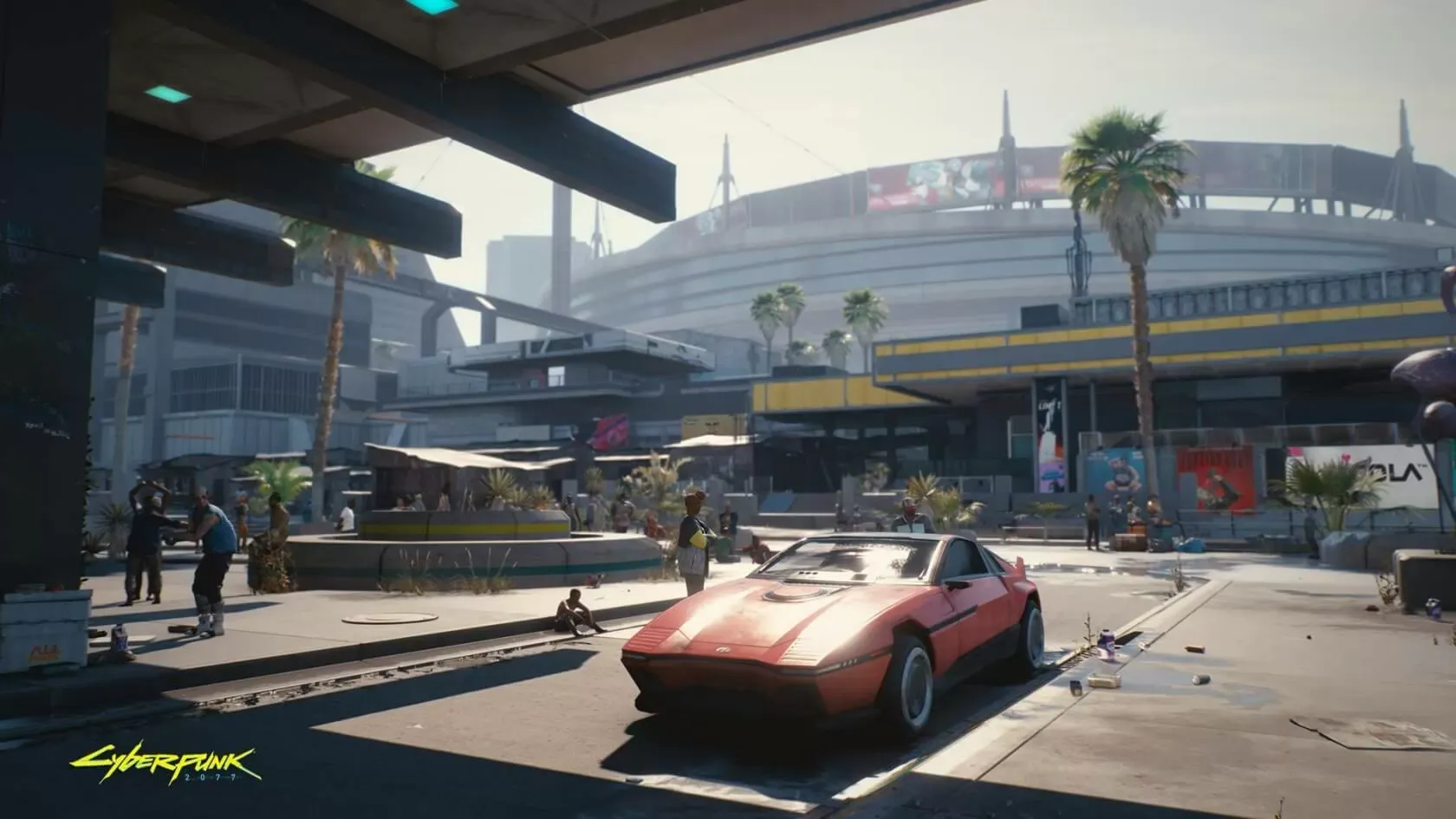 Cyberpunk 2077 Night City open world gameplay with futuristic city streets