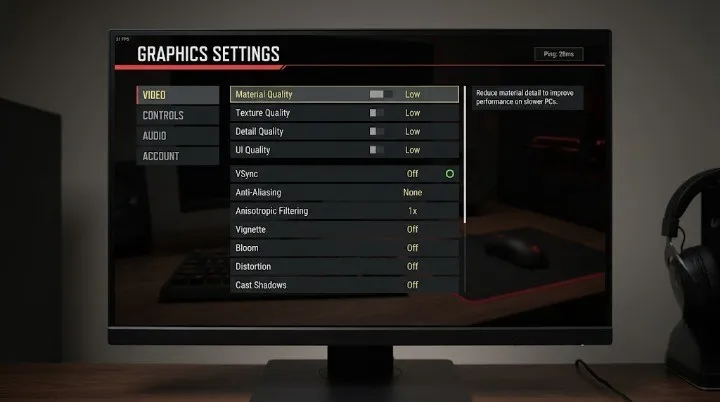 FPS Settings for Low-End PC