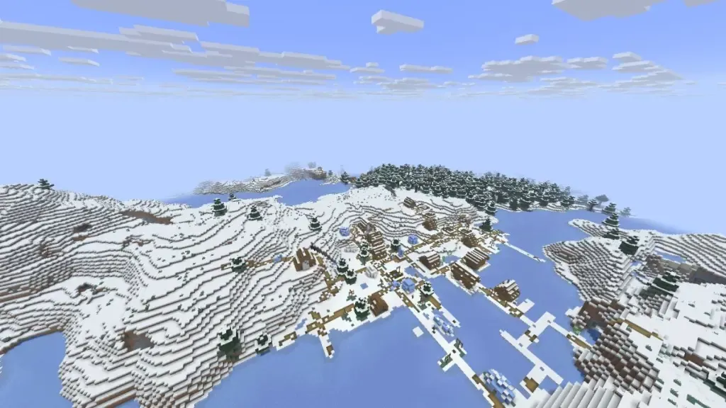 Dual Massive Villages at Spawn