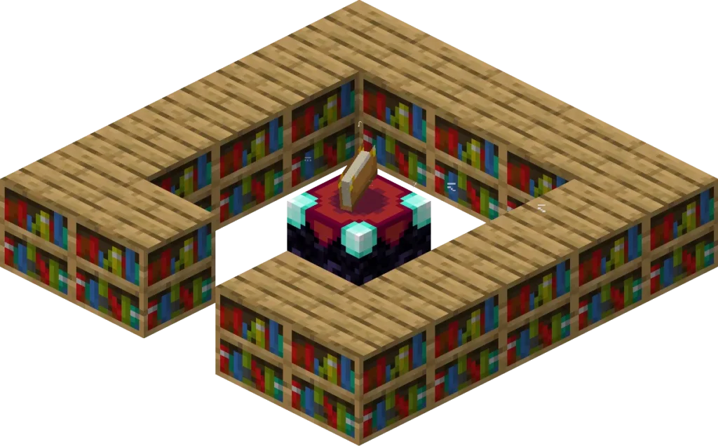 One-block tall maximal enchanting library