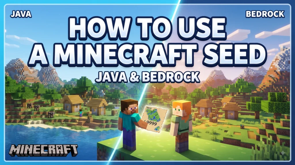 How to Use a Minecraft Seed (Java & Bedrock) – Easy Guide