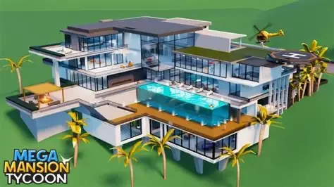 Mega Mansion Tycoon theme layout and building ideas