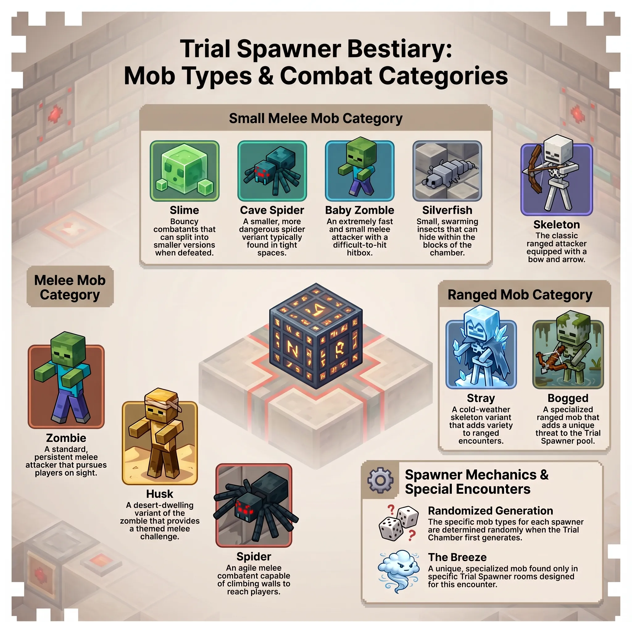 Trial Spawner Mob Types