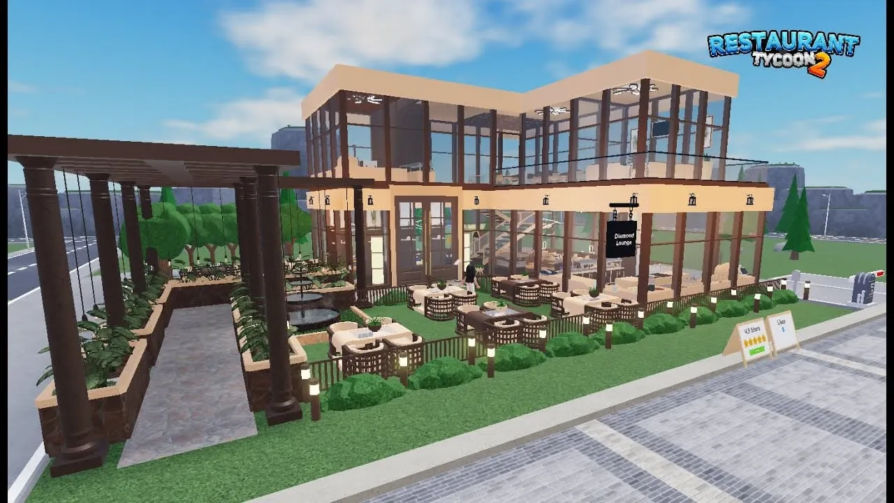 Theme Park Tycoon 2 restaurant layout and building design