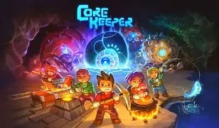 Core Keeper gameplay showing underground exploration and building