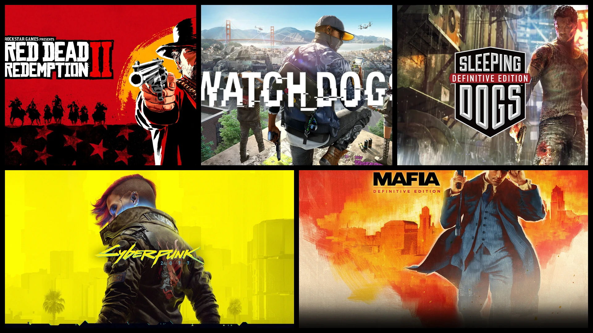 Best games like GTA 5 featuring open worlds, crime stories, driving and sandbox gameplay