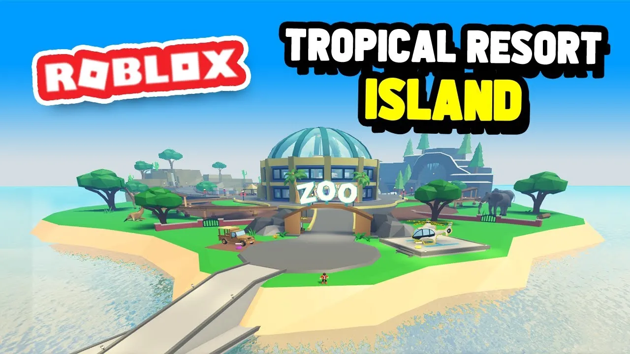 Tropical Resort Tycoon 2 theme layout and building ideas