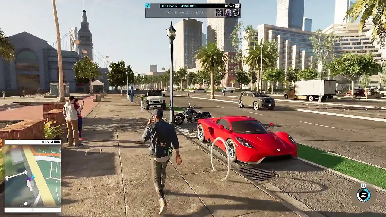 Watch Dogs 2 open world San Francisco gameplay featuring Marcus Holloway