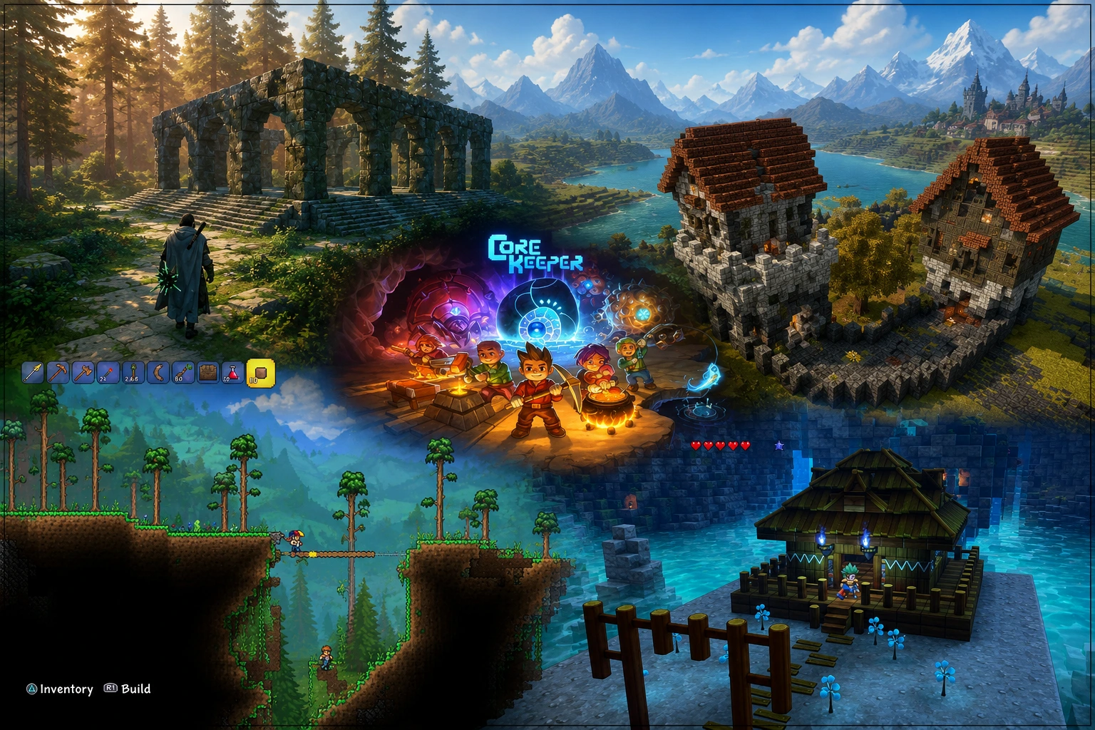 Best games like Minecraft including sandbox and survival games