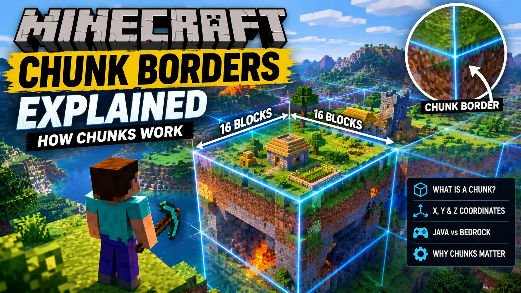 Minecraft Chunk Borders Explained