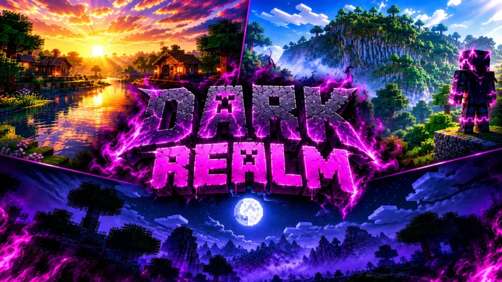BRG Dark Realm for Minecraft Bedrock: A Dark Fantasy 32x Pack