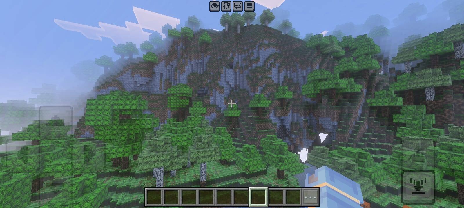 a giant mountain